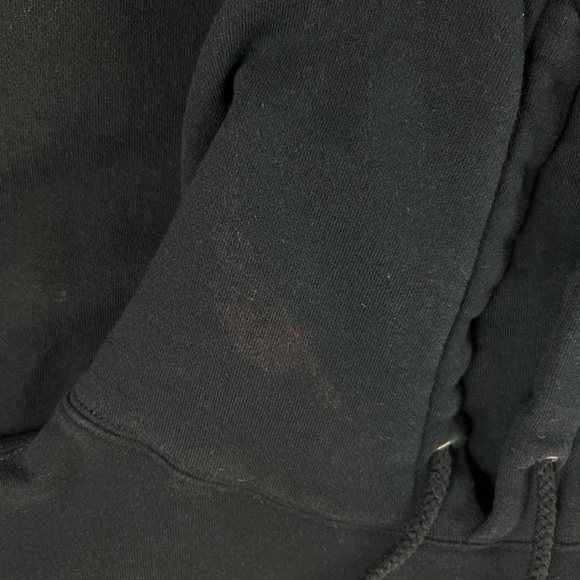 Robert Plant Sketch Feather Hoodie Sweatshirt Black Size Large Rock Music - Picture 8 of 8